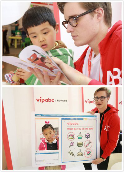 受矚目vipabc青少年英語(yǔ)參加首屆上海親培展(圖2) 受矚目vipabc青少年英語(yǔ)參加首屆上海親培展(圖2)