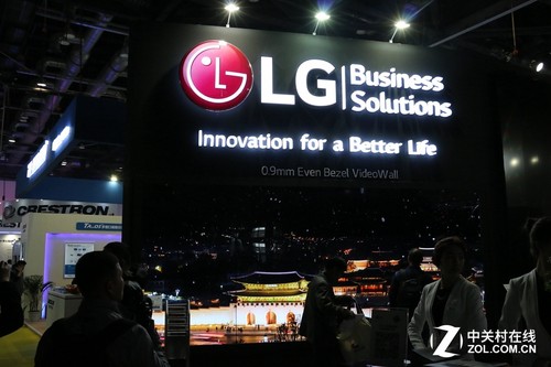 InfoComm2016:LG攜OLED解決方案出展(圖2) LG商用在InfoComm上的展臺(tái)